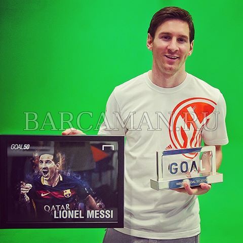 Месси признан игроком года по версии Goal.com