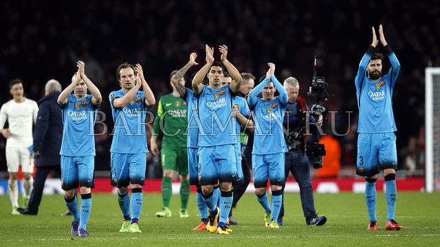 Арсенал - Барселона 0-2, матч в цифрах.